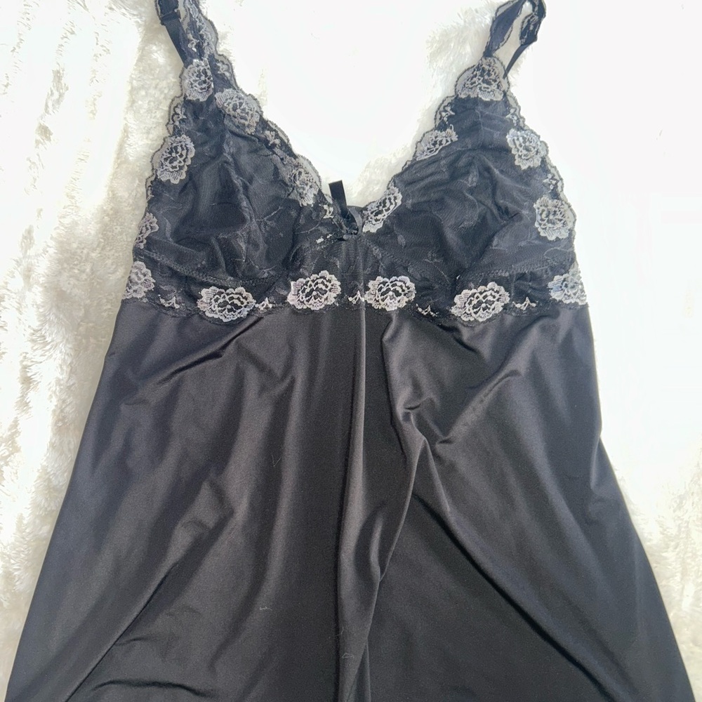 Torrid Black Lace Detail Chemise